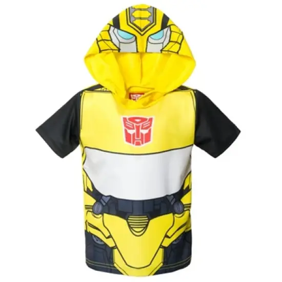 Transformers Optimus Prime Bumblebee Megatron Athletic Pullover T-Shirt and Mesh Shorts Outfit Set Toddler image {2}
