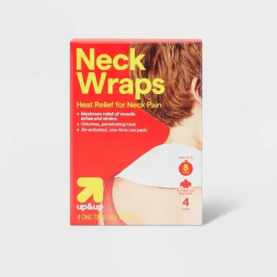 Heat wraps for Neck - 4pk - up&up&trade; image {3}