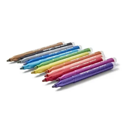 KINGART Glitter Markers 12 Colors image {3}