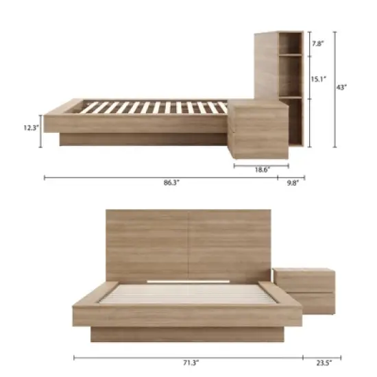 Nexera Queen 3pc Marconi Bedroom Set image {2}