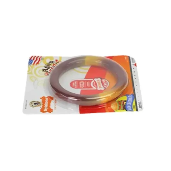 Nylabone Power Chew Ring Dog Toy Bacon Cheeseburger Flavor Large image {2}