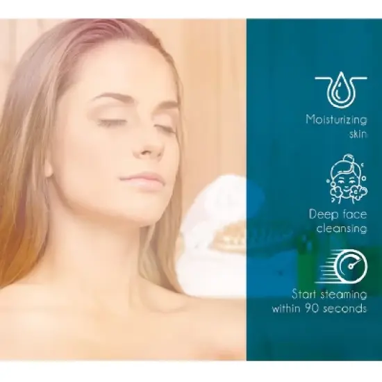 Pursonic Anti Aging Nano Facial Steamer Hot Mist Moisturizing Spa image {4}