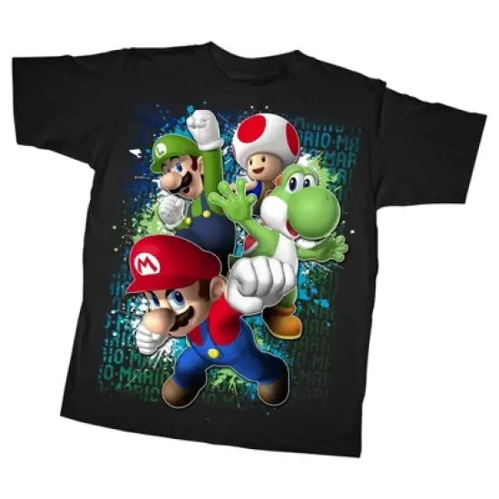 Boy's Nintendo Mario Jump T-Shirt image {3}