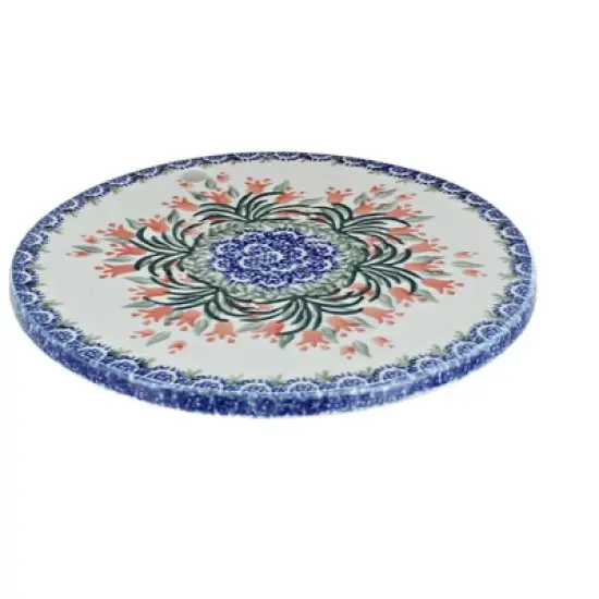 Blue Rose Polish Pottery 413-Trivet image {13}