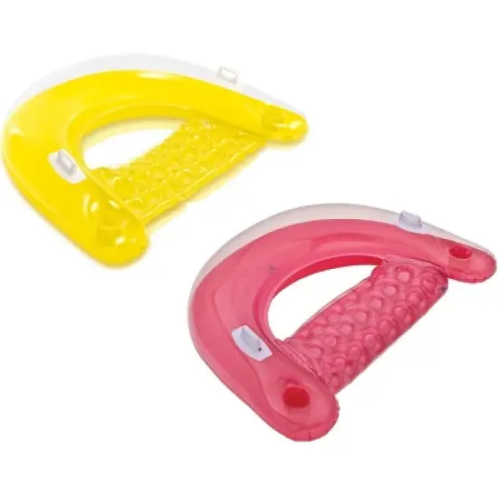 Intex Sit 'N Float Pink & Yellow (2-Pack) image {4}