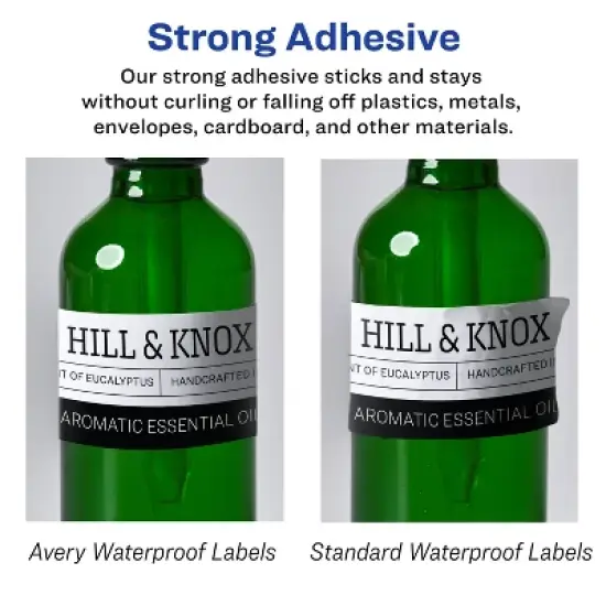 Avery Durable Waterproof Rectangle Labels with Sure Feed, 2-1/3" x 3-3/8" image {5}