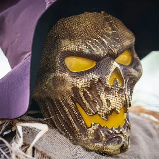 8 1/2 Ft. Animated Scarecrow Halloween Decoration image {1}