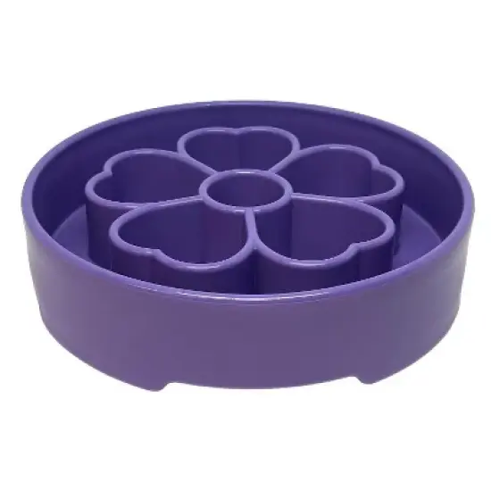 Flower Design eBowl Enrichment Slow Feeder Bowl for Dogs image {9}