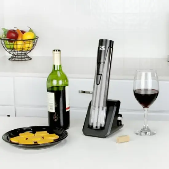 Kalorik 2-in-1 Wine Opener and Preserver Stainless Steel image {4}