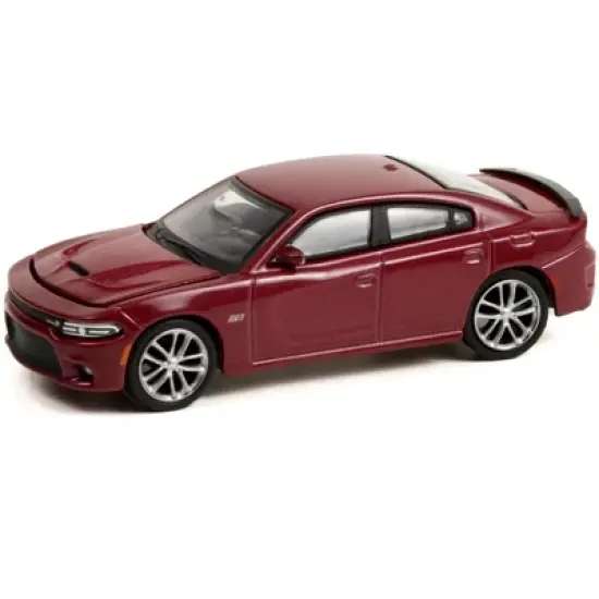 2017 Dodge Charger R/T Scat Pack Octane Red Metallic "Greenlight Muscle" Series 26 1/64 Diecast Model Car by Greenlight image {1}