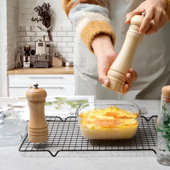 Itopfox 0.8L Glass Casserole Dish with Lid, Oven Safe Square Baking Dish, Microwave Bowl with Cover, Microwavable Cookware for Kitchen image {5}