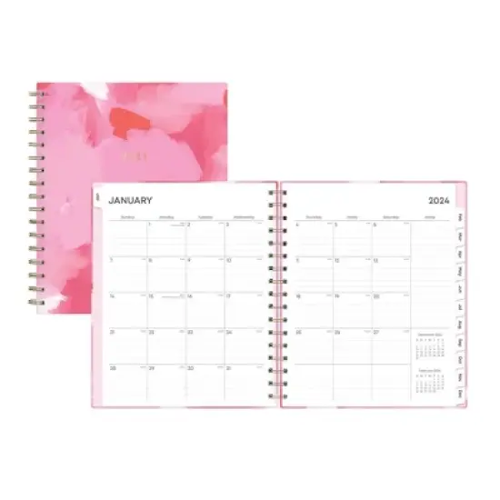 Blue Sky 2024 Planner 7"x9" Weekly/Monthly Hard Cover Raquel image {3}