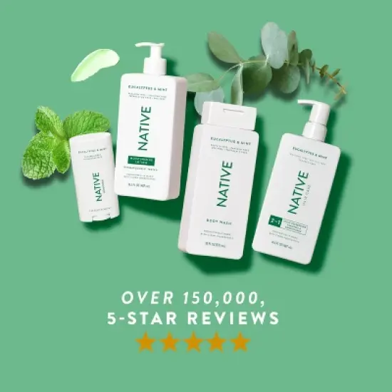 Native Eucalyptus & Mint 2n1 Shampoo & Conditioner - Trial Size - 3fl oz image {4}