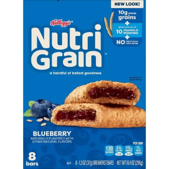 Nutri-Grain Blueberry Soft Baked Breakfast Bars - 8ct/10.4oz image {9}