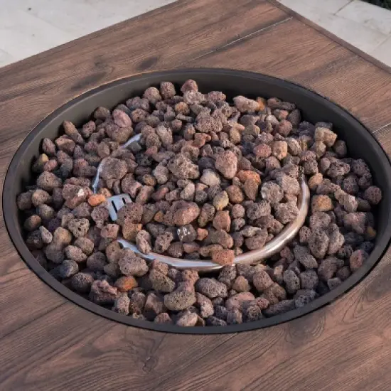 32" Delaney Fire Pit Brown - Christopher Knight Home image {3}