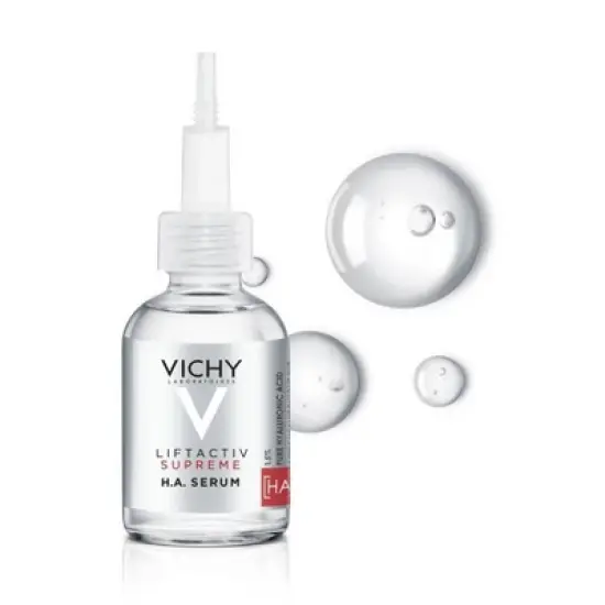 Vichy LiftActiv 1.5% Hyaluronic Acid Wrinkle Corrector, Hyaluronic Acid Face Serum with Vitamin C - 1.01 fl oz image {2}