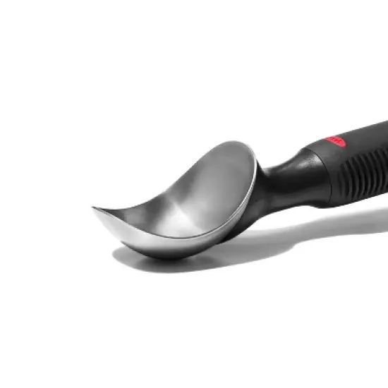 OXO Ice Cream Scoop: Top Rated Zinc Alloy, Dishwasher-Safe, Black Handle, 8.25" Length, Lifetime Warranty image {3}