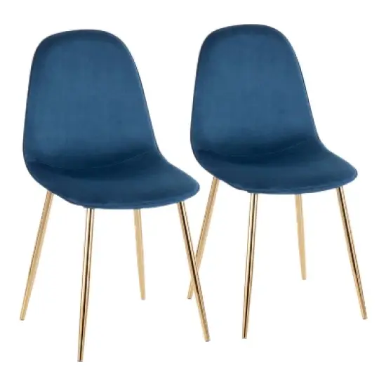 Set of 2 Pebble Contemporary Dining Chairs - LumiSource image {11}