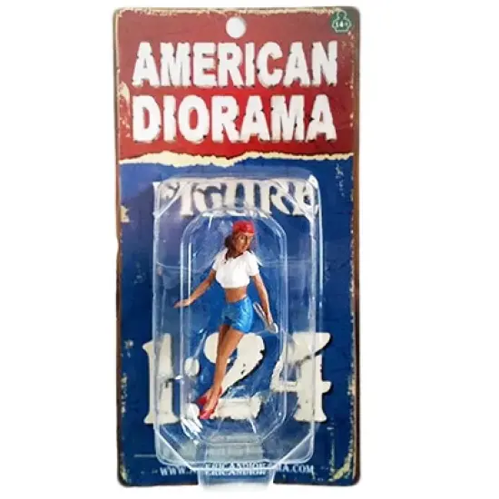 Lady Mechanic Katie Figurine for 1/24 Scale Models by American Diorama image {2}