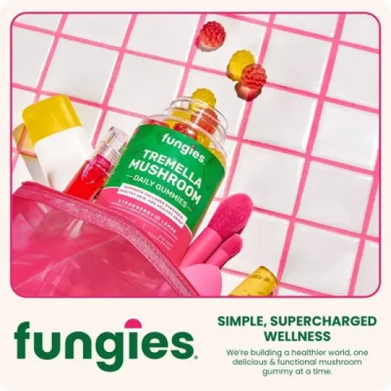 Fungies Tremella Mushroom Beauty Vitamin Vegan Gummies - 60ct image {7}