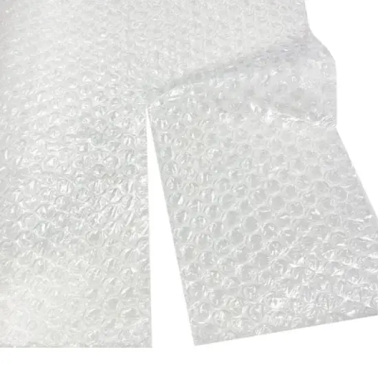 UOFFICE Medium Bubble Cushioning Wrap - 48" Wide x 400' Long-with Medium 5/16" Bubbles image {3}