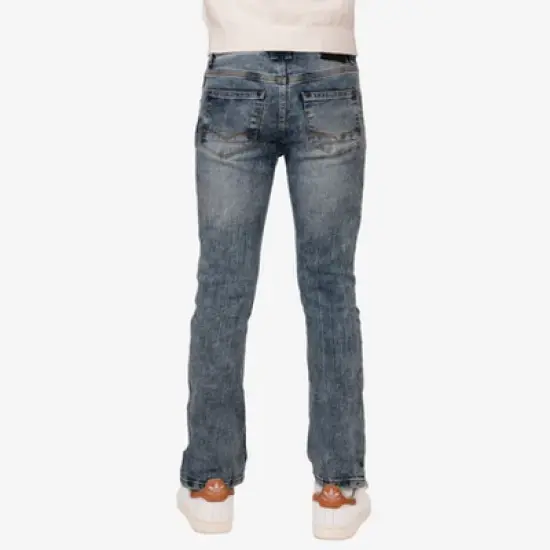 X RAY Boy's Ripped and Repaired Stretch Jeans image {1}