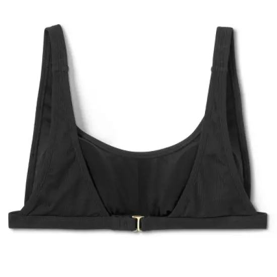Women's Ribbed Scoop Bralette Bikini Top - Wild Fable&trade; image {6}