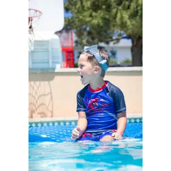 Marvel Spider-Man Rash Guard and Swim Trunks Outfit Set Little Kid to Big Kid image {1}