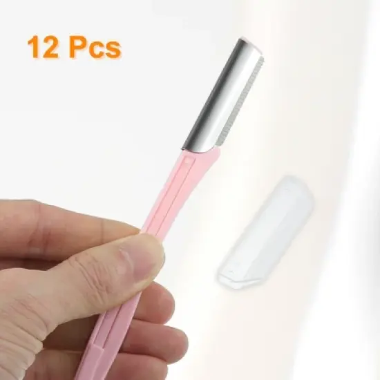 Unique Bargains Eyebrow Razor for Women Brow Shaper for Hair Remover with Cover image {2}