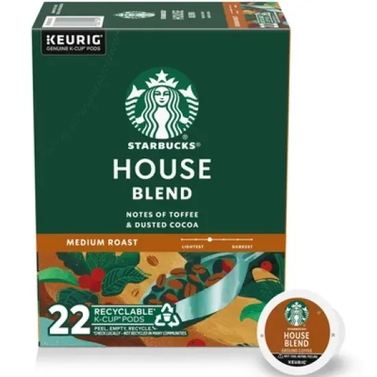 Starbucks Keurig House Blend Medium Roast Coffee Pods image {7}