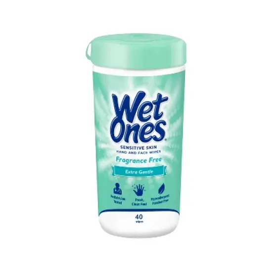 Wet Ones Sensitive Skin Hand Wipes Canister - Unscented - 40ct image {8}