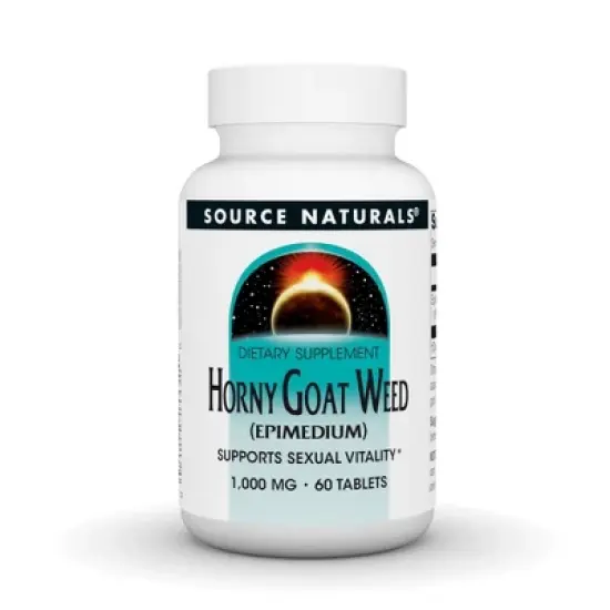 Horny Goat Weed 1000 mg by Source Naturals, Inc.  -  60 Tablet image {3}