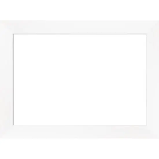 Amanti Art Cabinet White Narrow Framed Dry Erase Magnetic Board image {9}