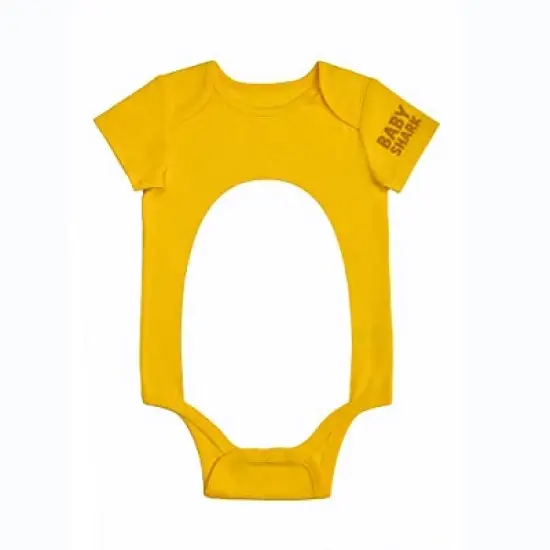 Nickelodeon Baby Girl's Baby Shark Brooklyn Graphic Printed Short Sleeve Creeper with Cap Set for infant image {2}