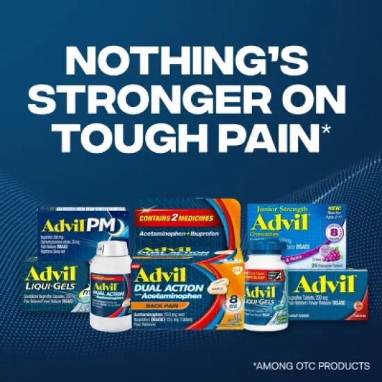 Advil Dual Action NSAID Ibuprofen Back Reliever - 18ct image {10}