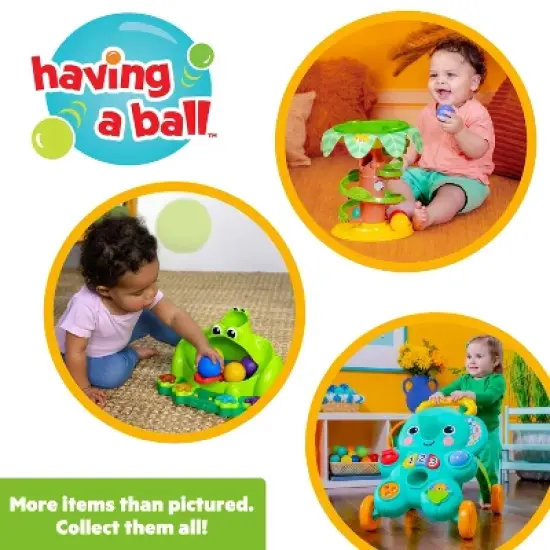 Bright Starts Poppin Ball Frog Ball Play Toy image {6}