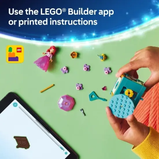LEGO Disney Princess Twirling Ariel Building Set for Little Mermaid Fans 43259 image {5}