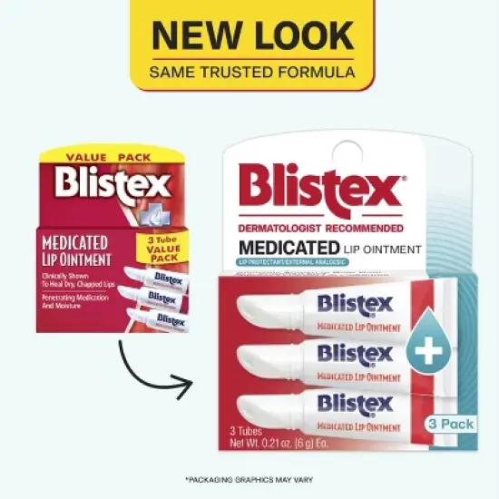 Blistex Medicated Lip Ointment - 3ct/0.63oz image {6}