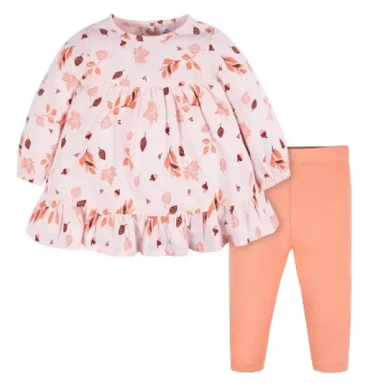 Gerber Baby Girls' 2-Piece Dress & Legging Set image {9}