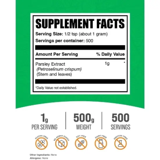 BulkSupplements Parsley Extract Powder image {1}