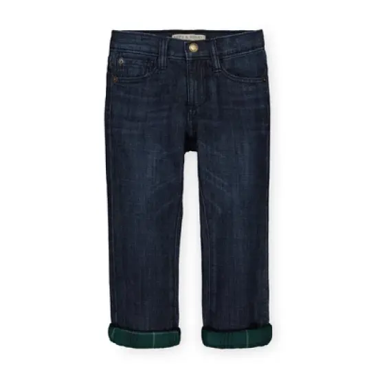 Hope & Henry Boys' Flannel Lined Denim, Infant image {5}