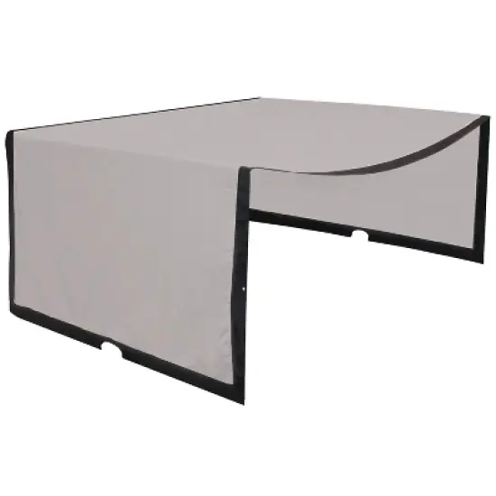 Sunnydaze 9 x 12 Polyester Retractable Pergola Canopy Shade image {7}