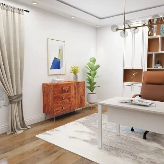 Modern Metal Buffet Brown - Olivia & May image {17}