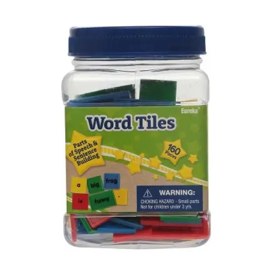 Eureka Tub of Word Tiles image {1}