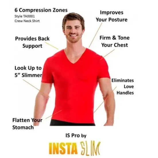Insta Slim Activewear Compression V-Neck VA0001 image {9}
