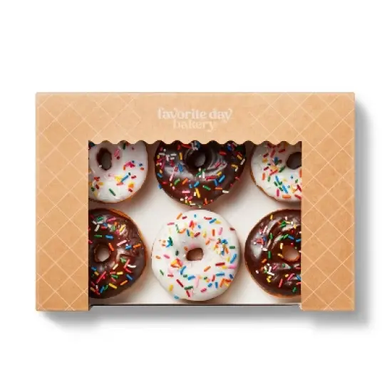 Iced Sprinkle Raised Donuts Variety - 6ct - Favorite Day&trade; image {3}