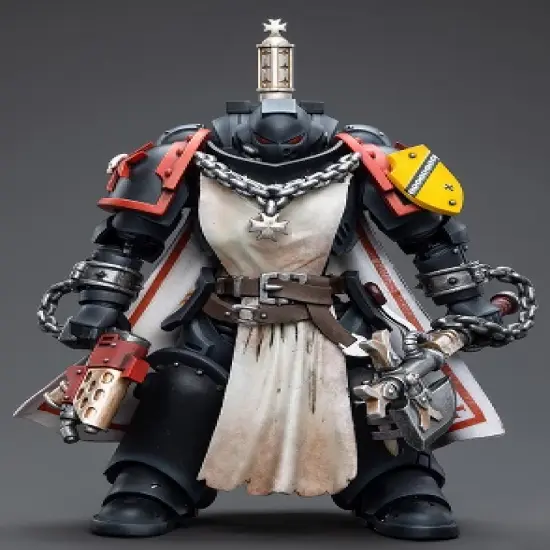 Black Templars Primaris Sword Brethren Granbertus 1/18 Scale | Warhammer 40K | Joy Toy Action figures image {1}