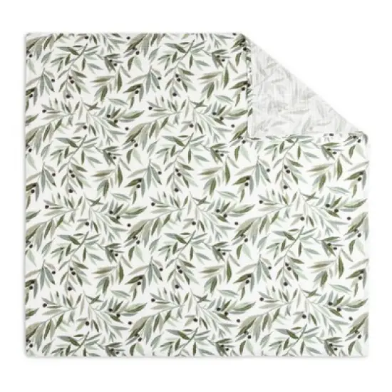 Babyletto Olive Branches Muslin Swaddle Blanket image {1}