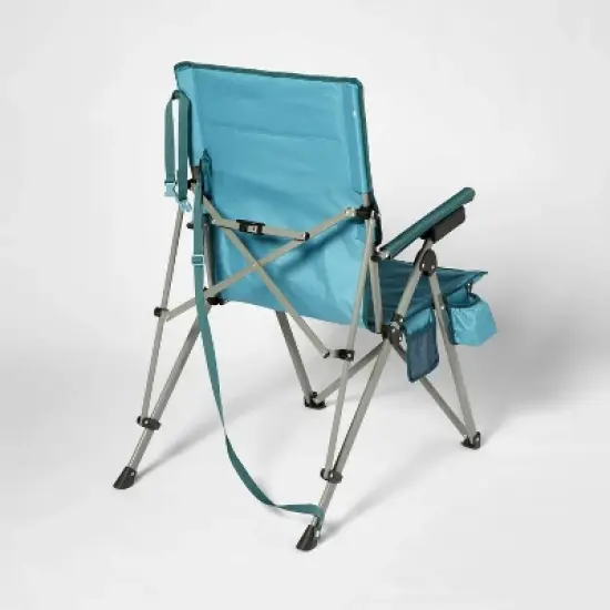 3 Position Tension Recliner Outdoor Portable Camp Chair Green - Embark&trade;: High Backs, Steel Frame image {2}