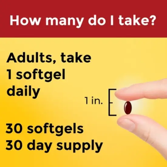 Nature Made Superior Absorption Krill Oil 500mg&nbsp; Softgels, Omega 3 Heart Health Support - 30ct image {6}